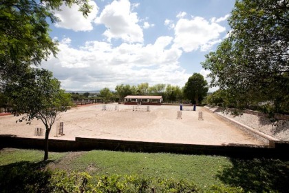 The Outdoor Riding Arena Down the Street